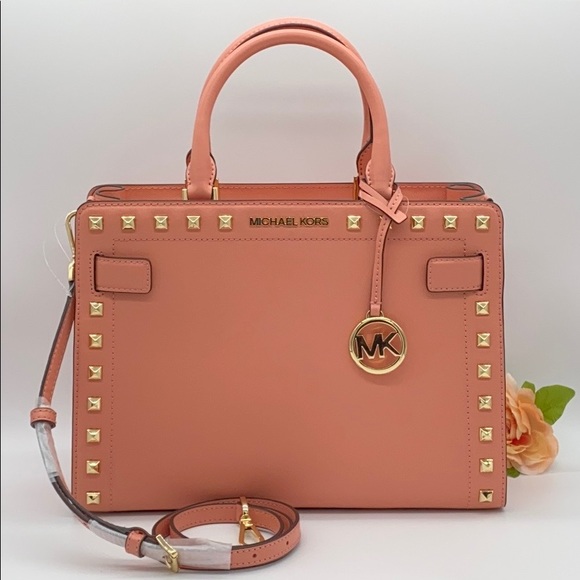 MICHAEL KORS RAYNE MEDIUM EW SATCHEL PEACH - Picture 3 of 16